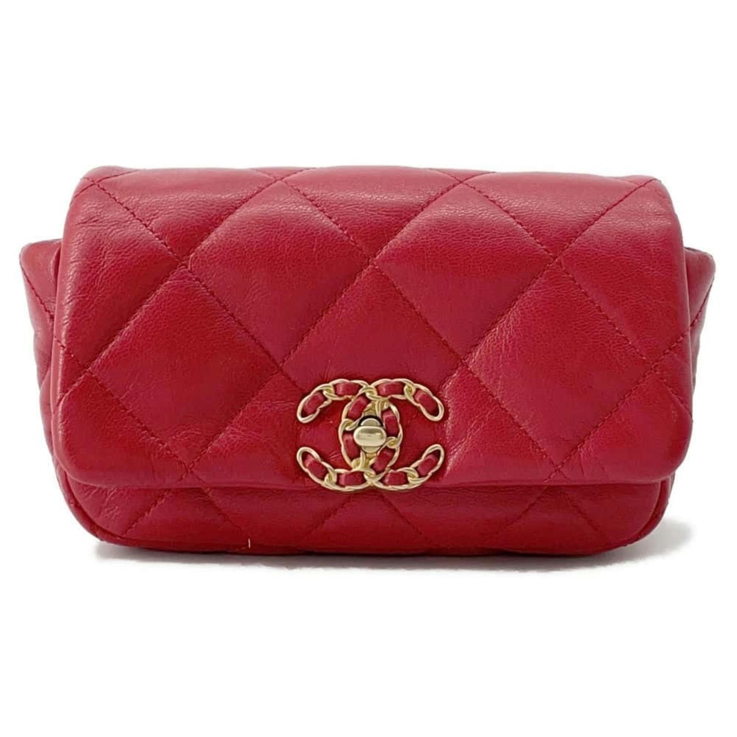 Chanel Belt Bag 19 Chain Lambskin AS1163 CHANEL Waist Women s