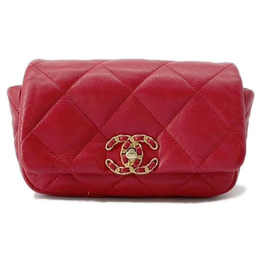 Chanel Belt Bag 19 Chain Lambskin AS1163 CHANEL Waist Women s