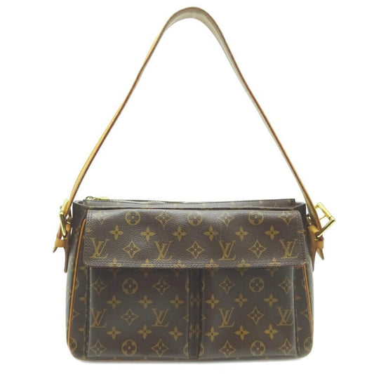 Louis Vuitton Monogram Viva Cite M51163 Women's Shoulder Bag Brown