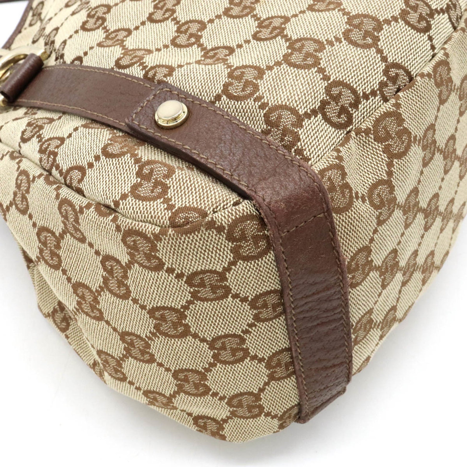 Gucci Leather Canvas Tote
