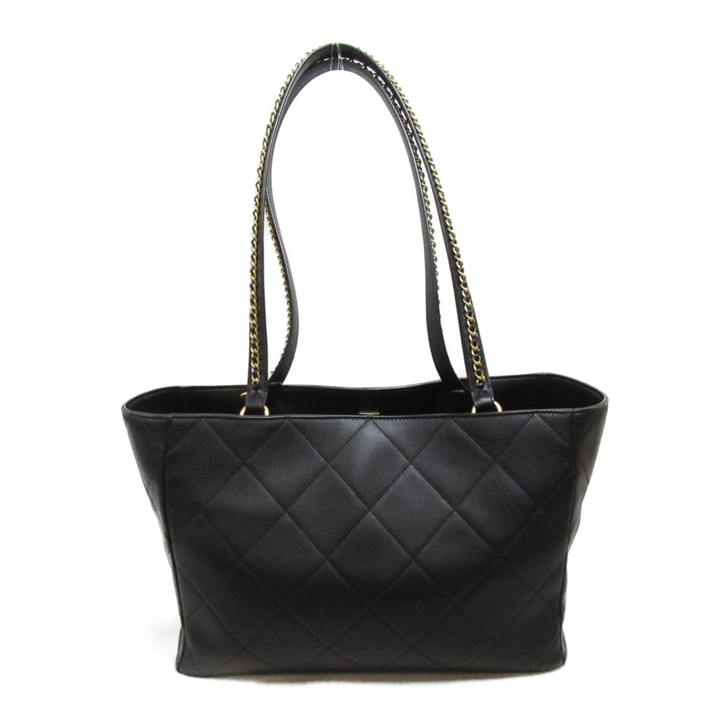 CHANEL Bag Leather Women s Black AS3537