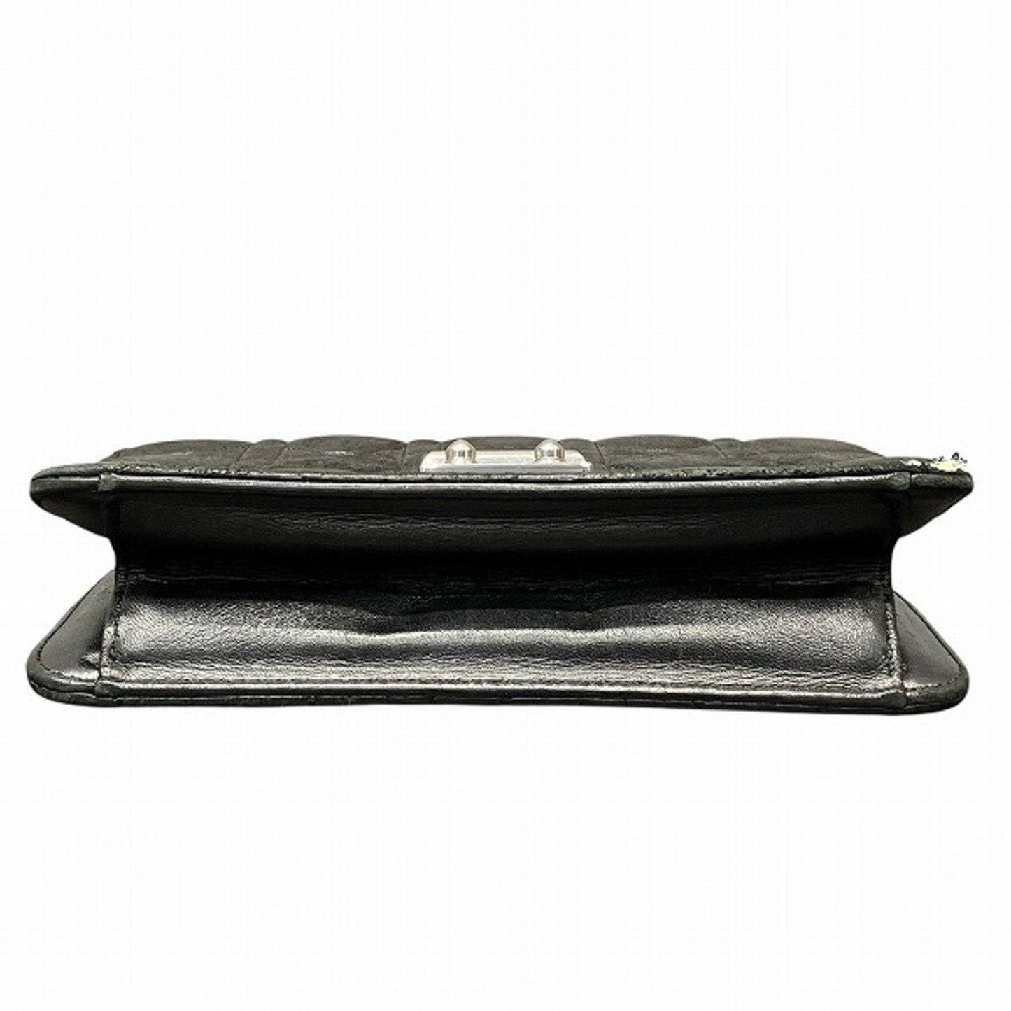 Christian Dior Black Leather Shoulder Bag  