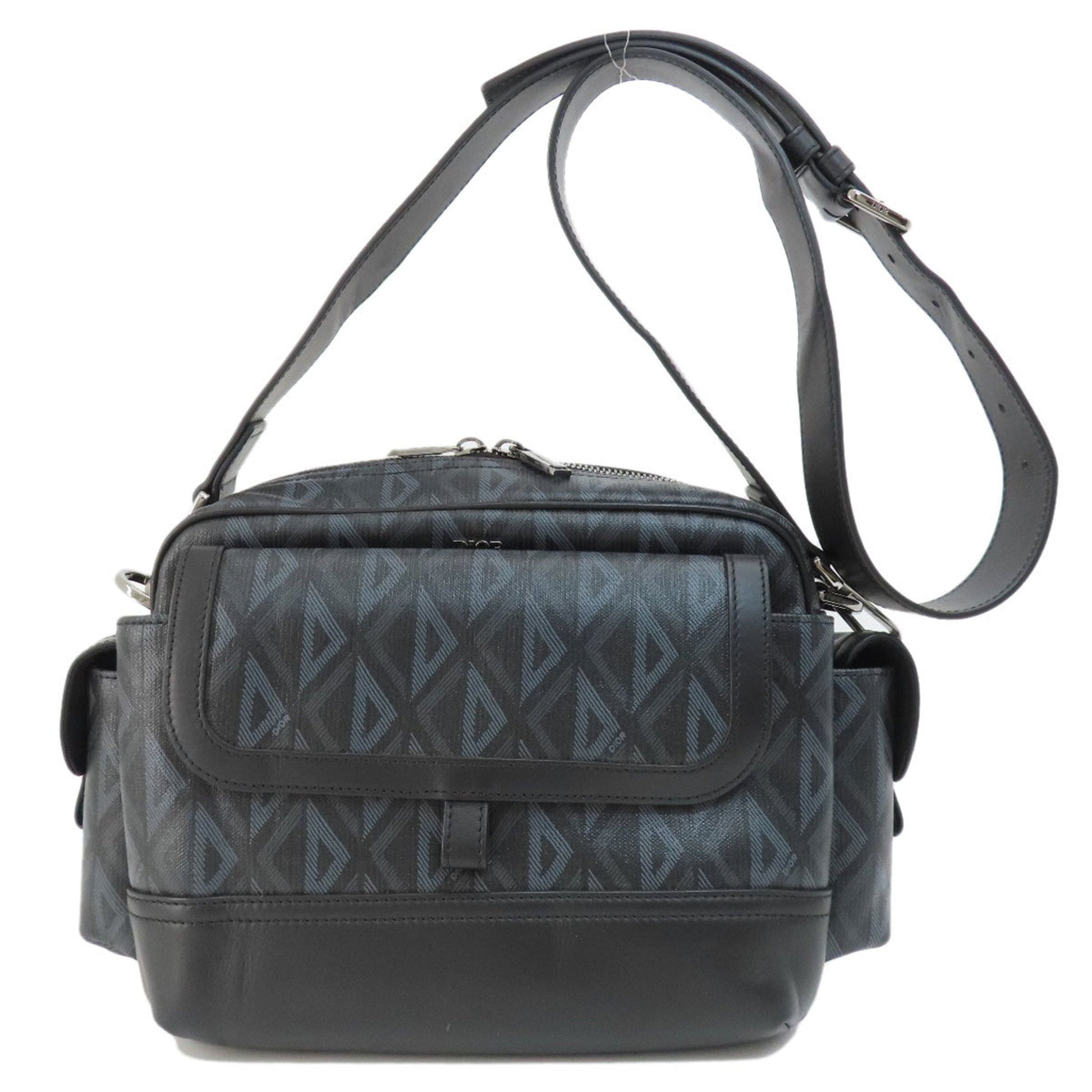 Christian Dior Black Pvc Tote Bag  