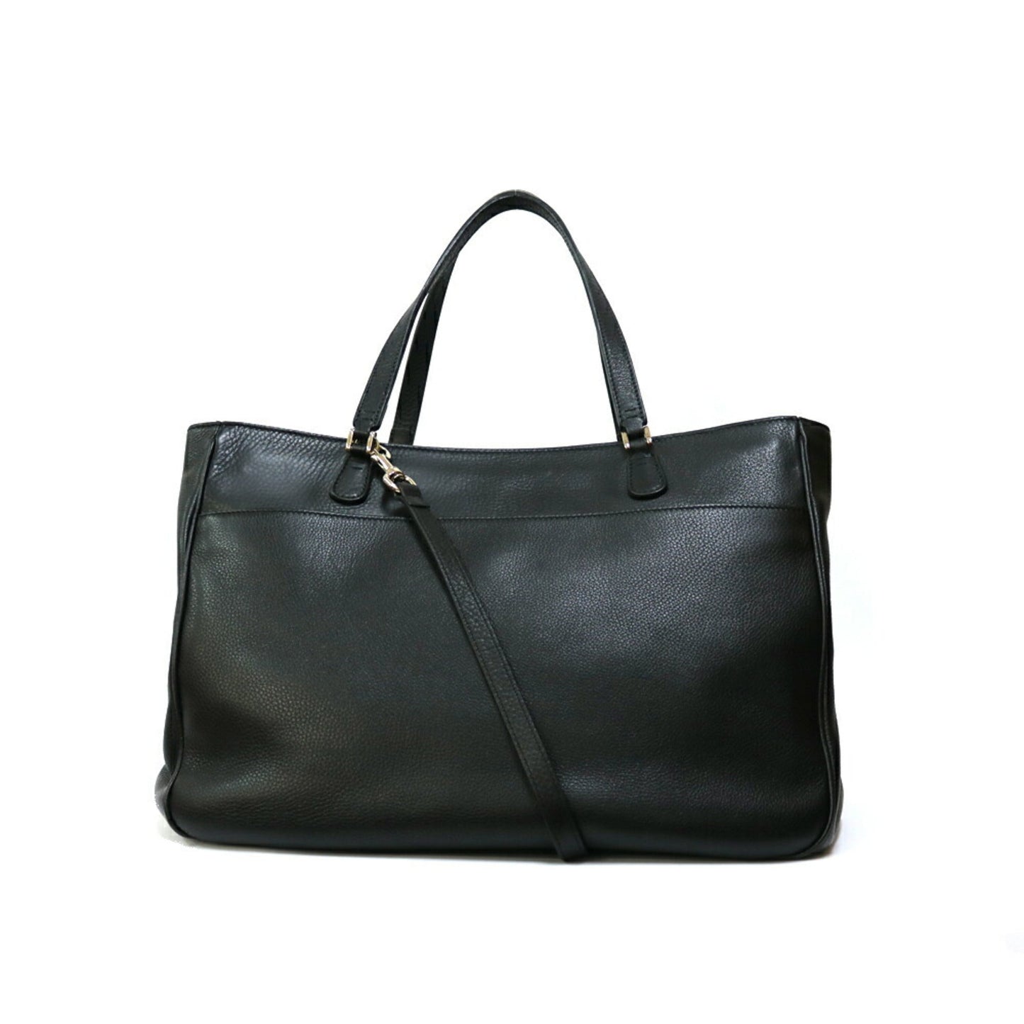 Gucci Black Leather Shoulder Bag Style 5