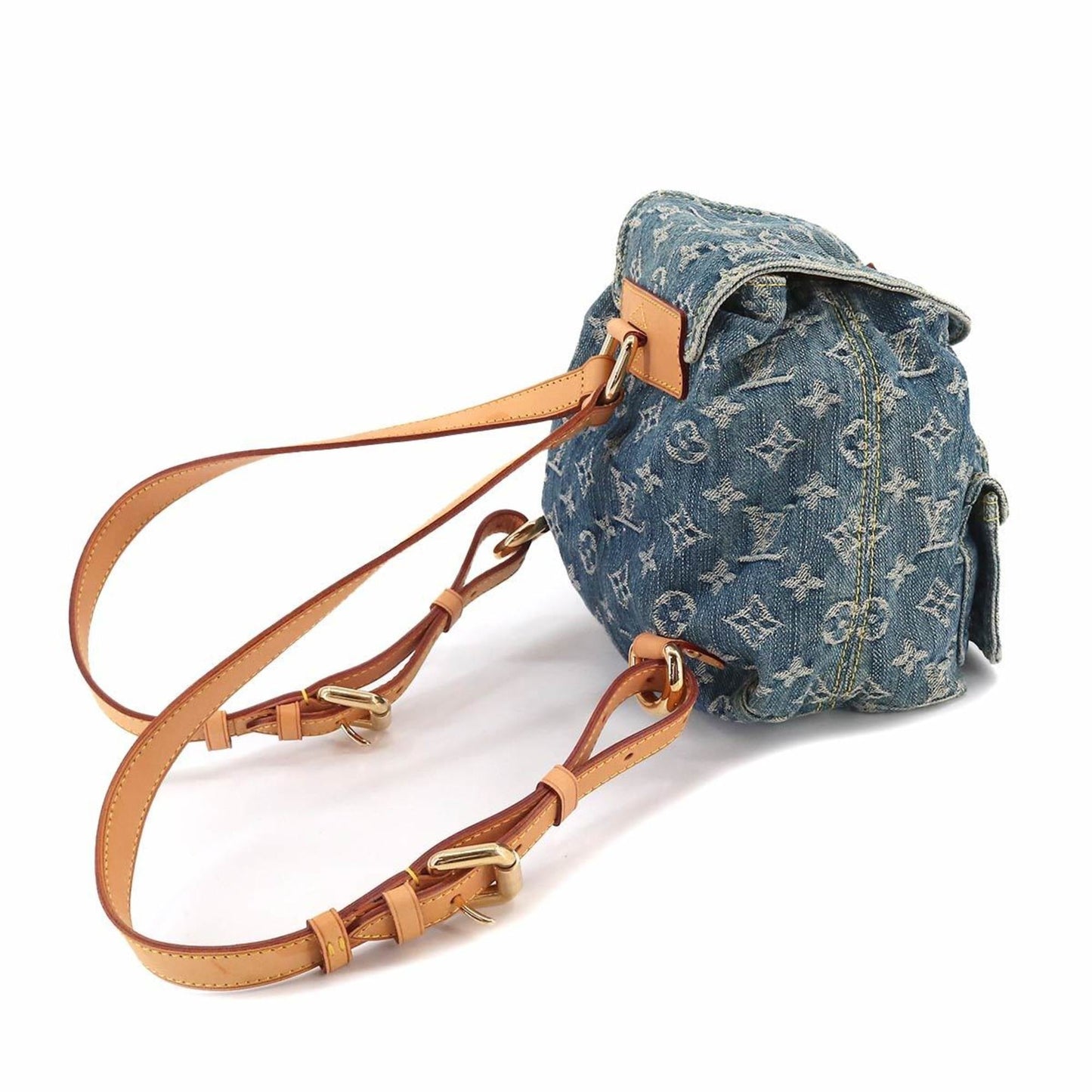LOUIS VUITTON Monogram Sac A Dos PM Backpack Rucksack Blue