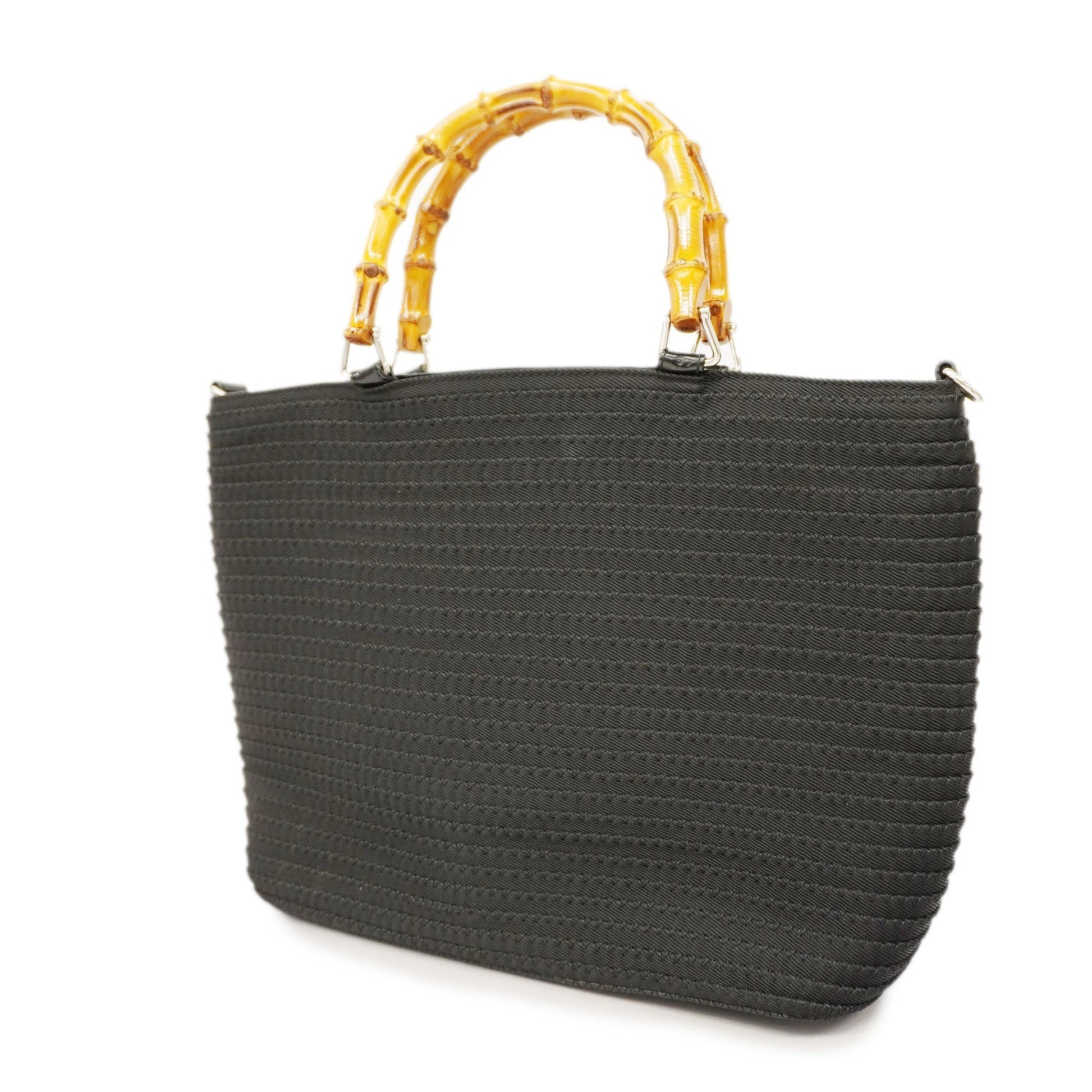 Gucci Leather Canvas Tote