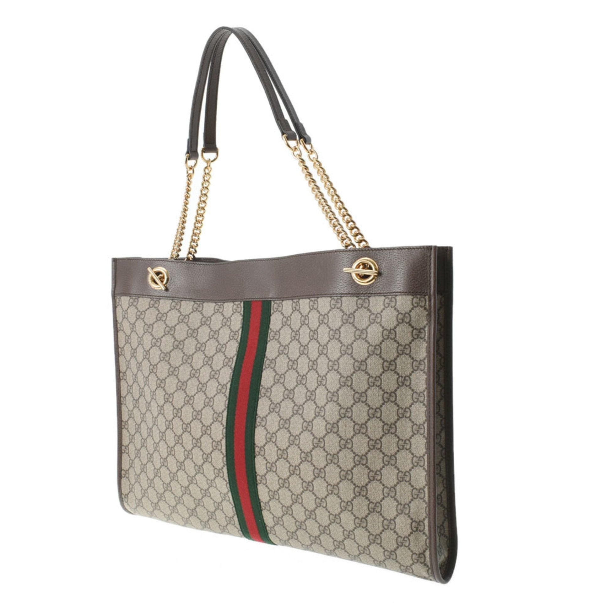 Gucci Lou Chain Leather Tote