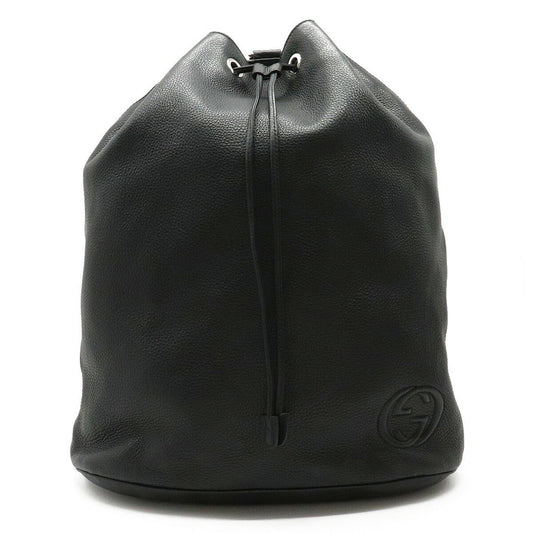 Gucci Soho Black Leather Backpack