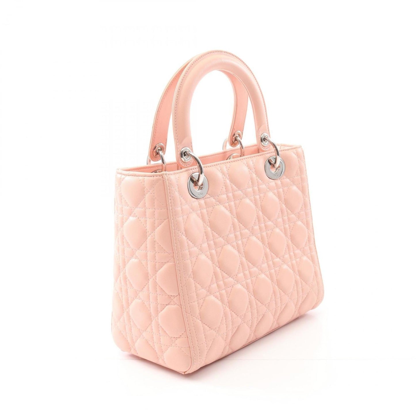 Christian Dior Pink Leather Handbag  