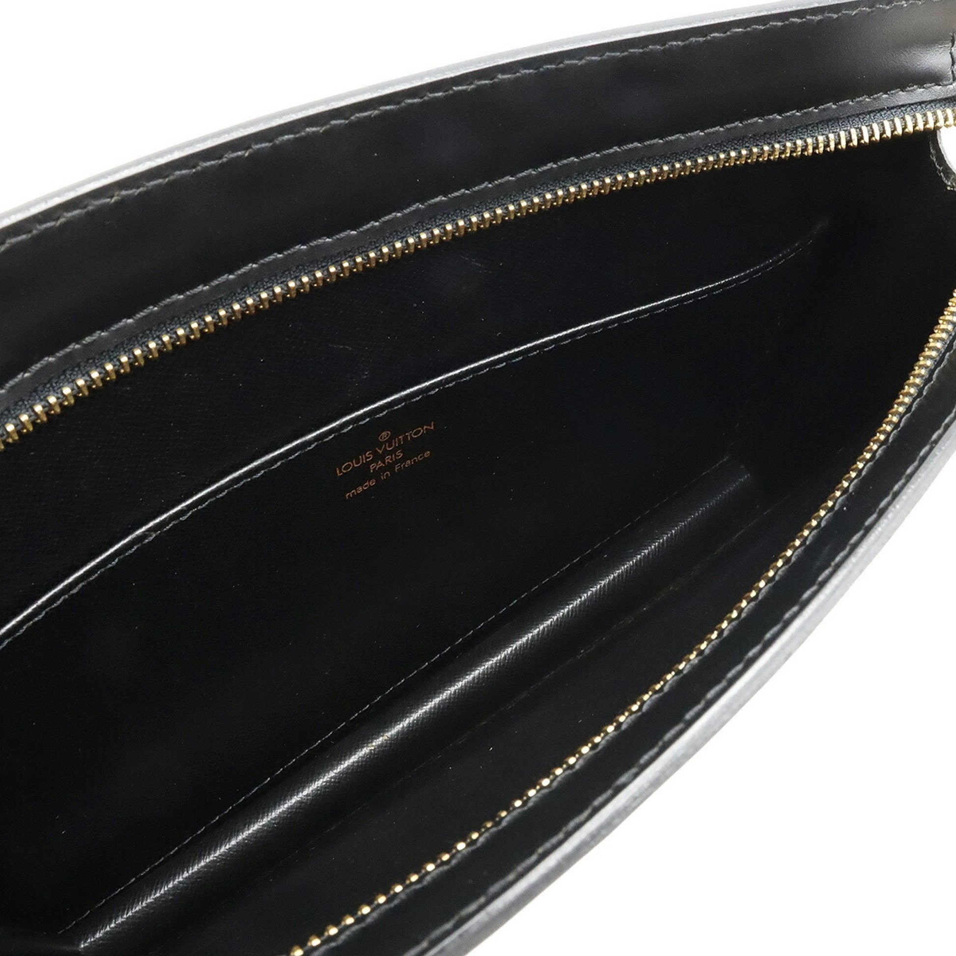 LOUIS VUITTON Epi Pochette Homme Second Bag Clutch Noir Black