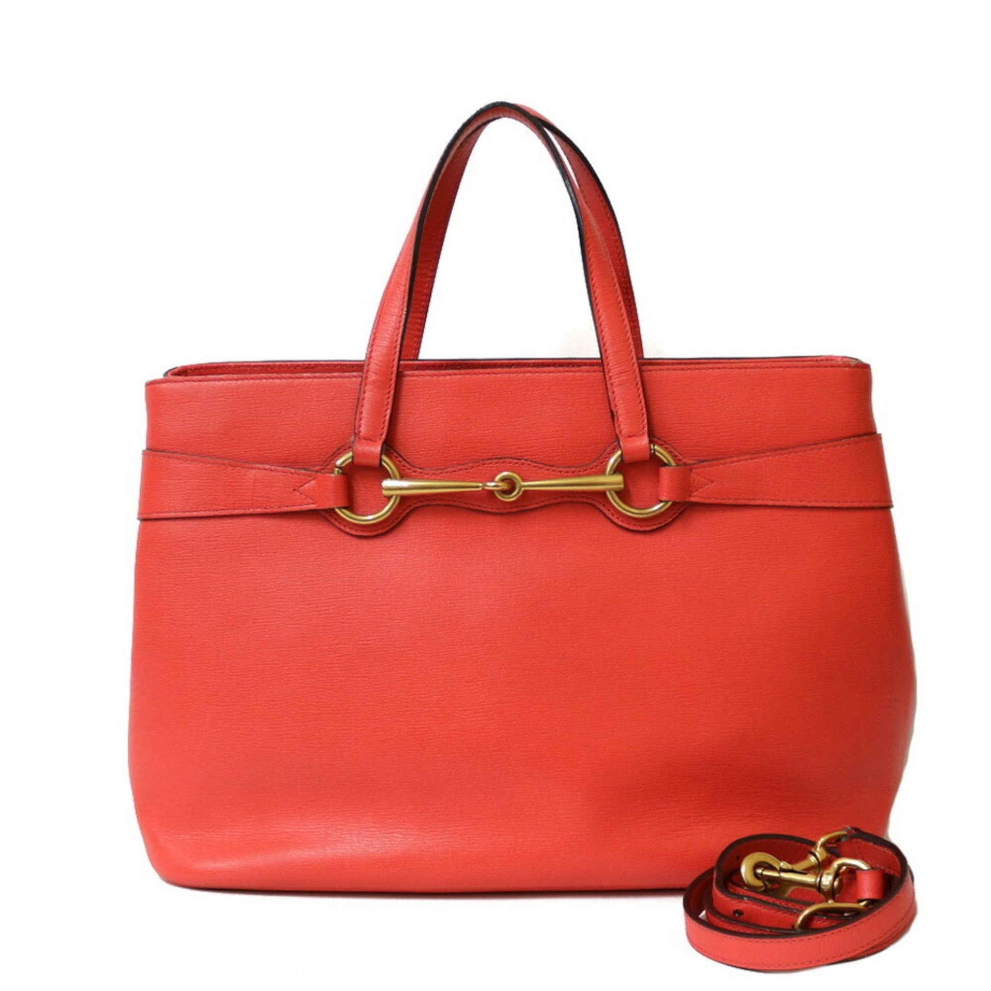 Gucci Red Leather Shoulder Bag Style 3
