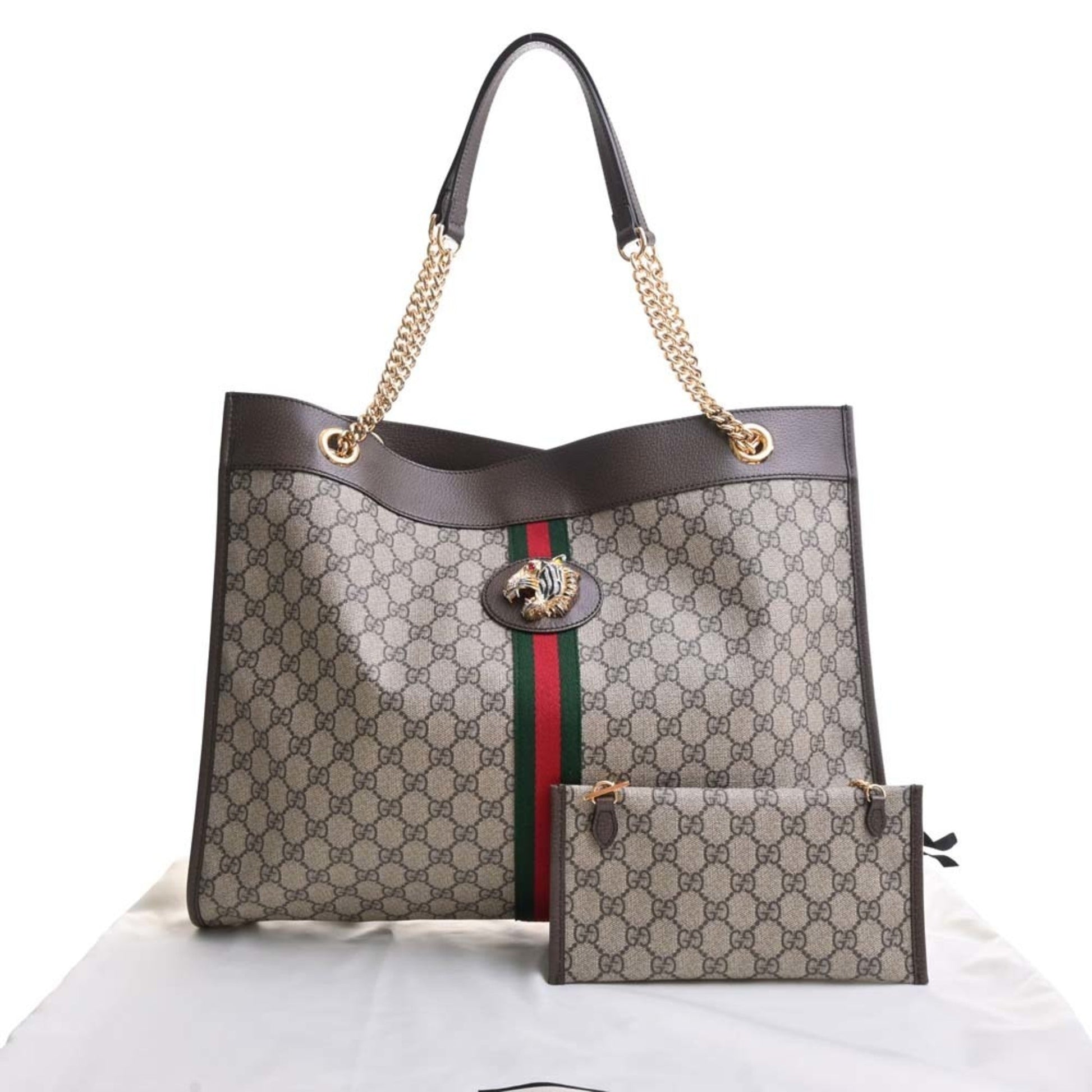 Gucci Chain Leather Shoulder Bag
