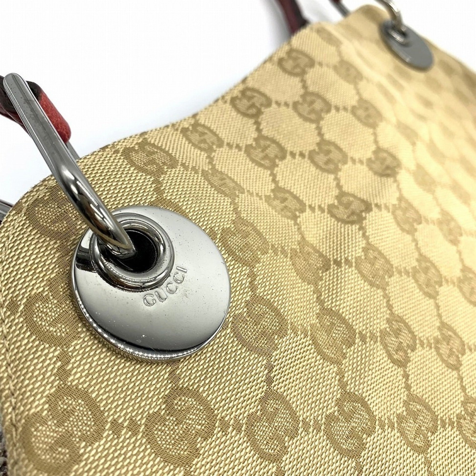 Gucci Canvas Shoulder Bag