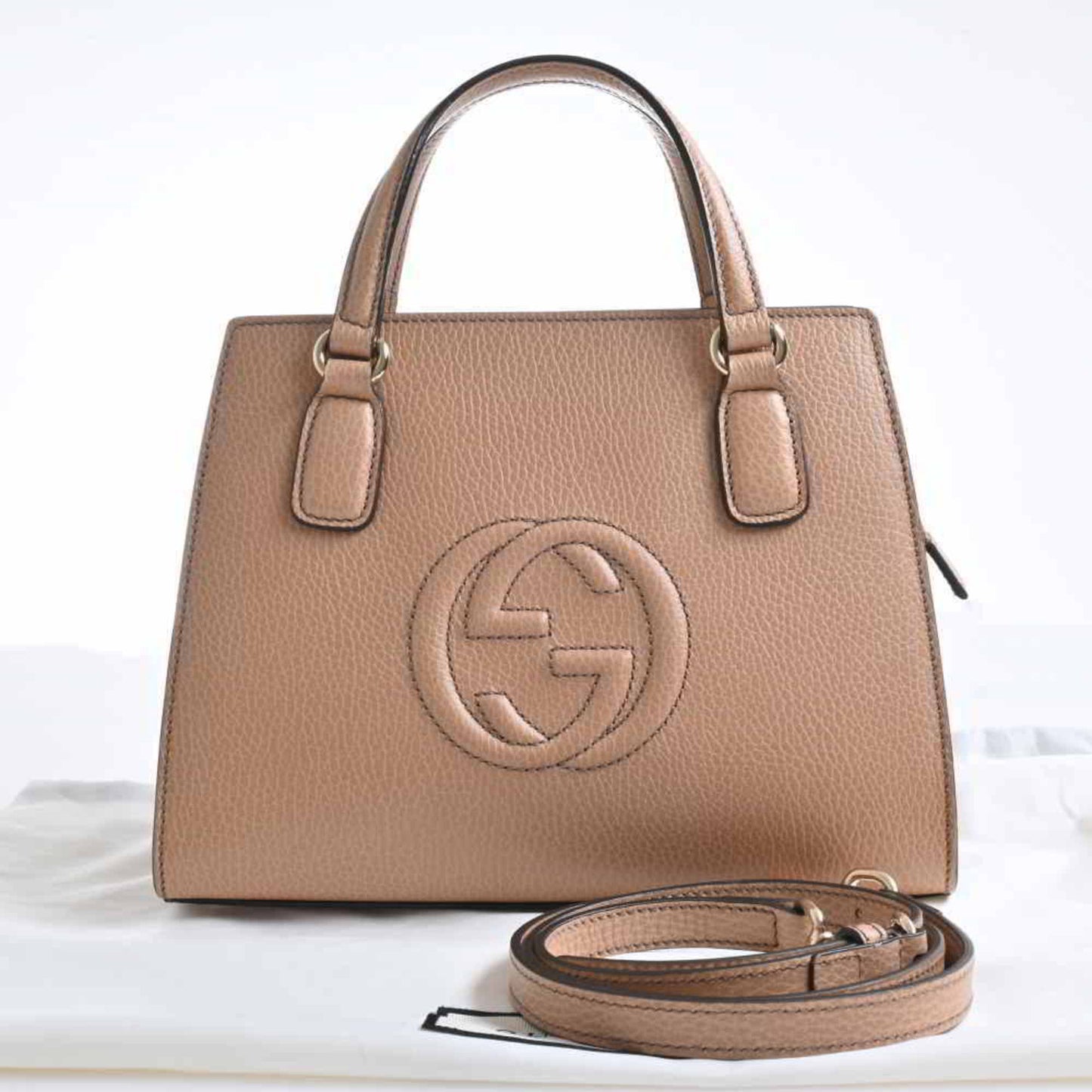 Gucci Lou Leather Shoulder Bag