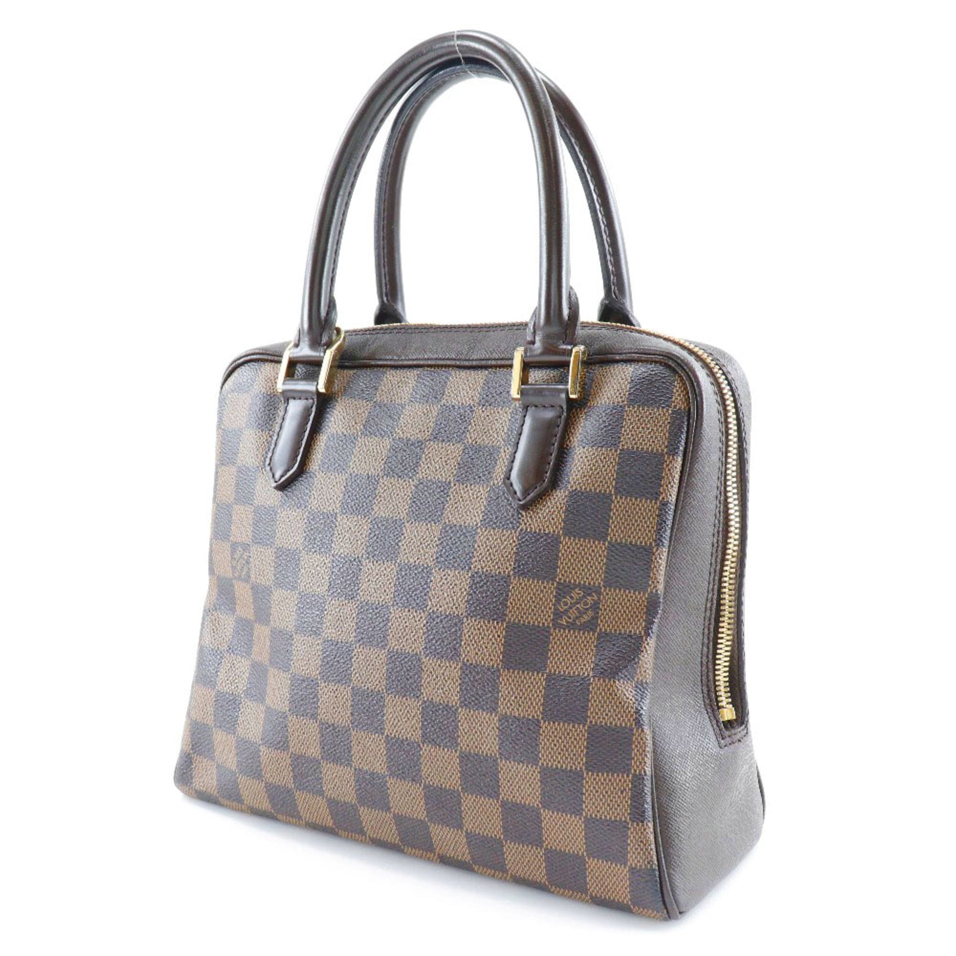LOUIS VUITTON Brera Handbag Damier Canvas Brown Women's