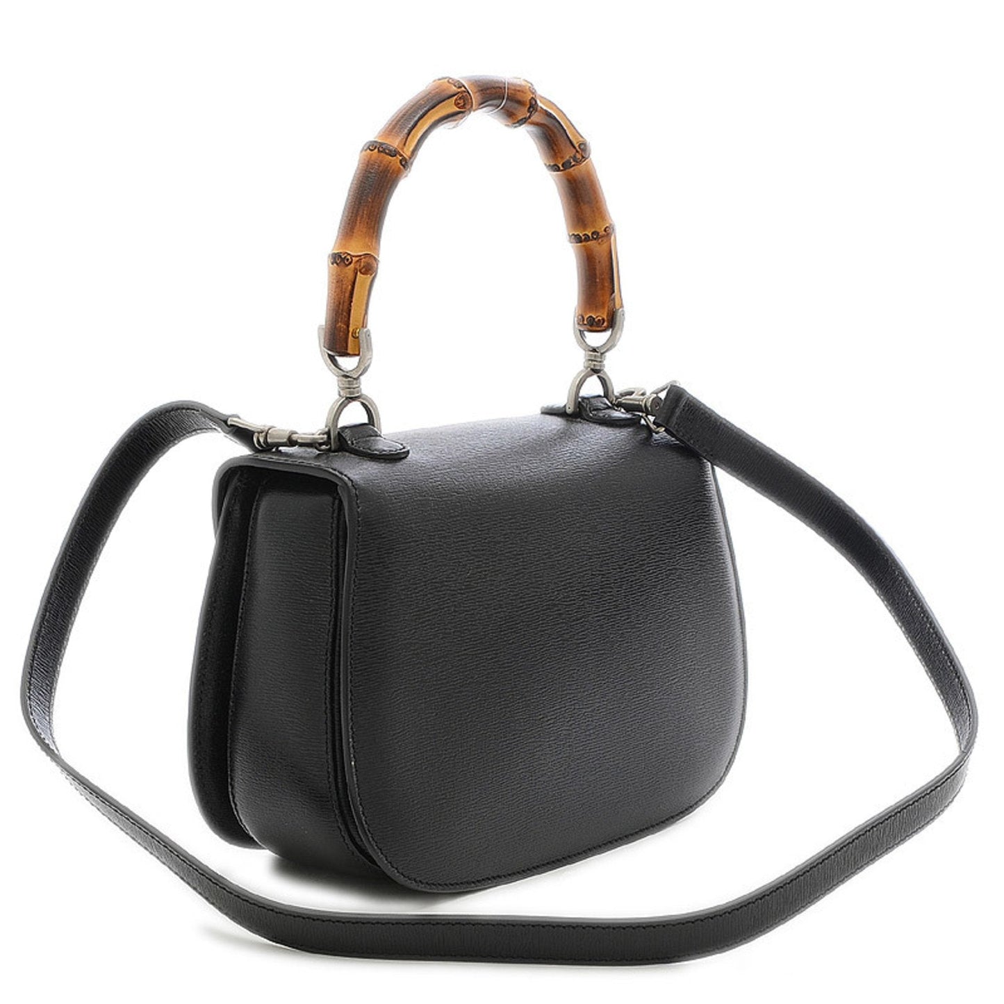 Gucci Lou Leather Top Handle Shoulder Bag
