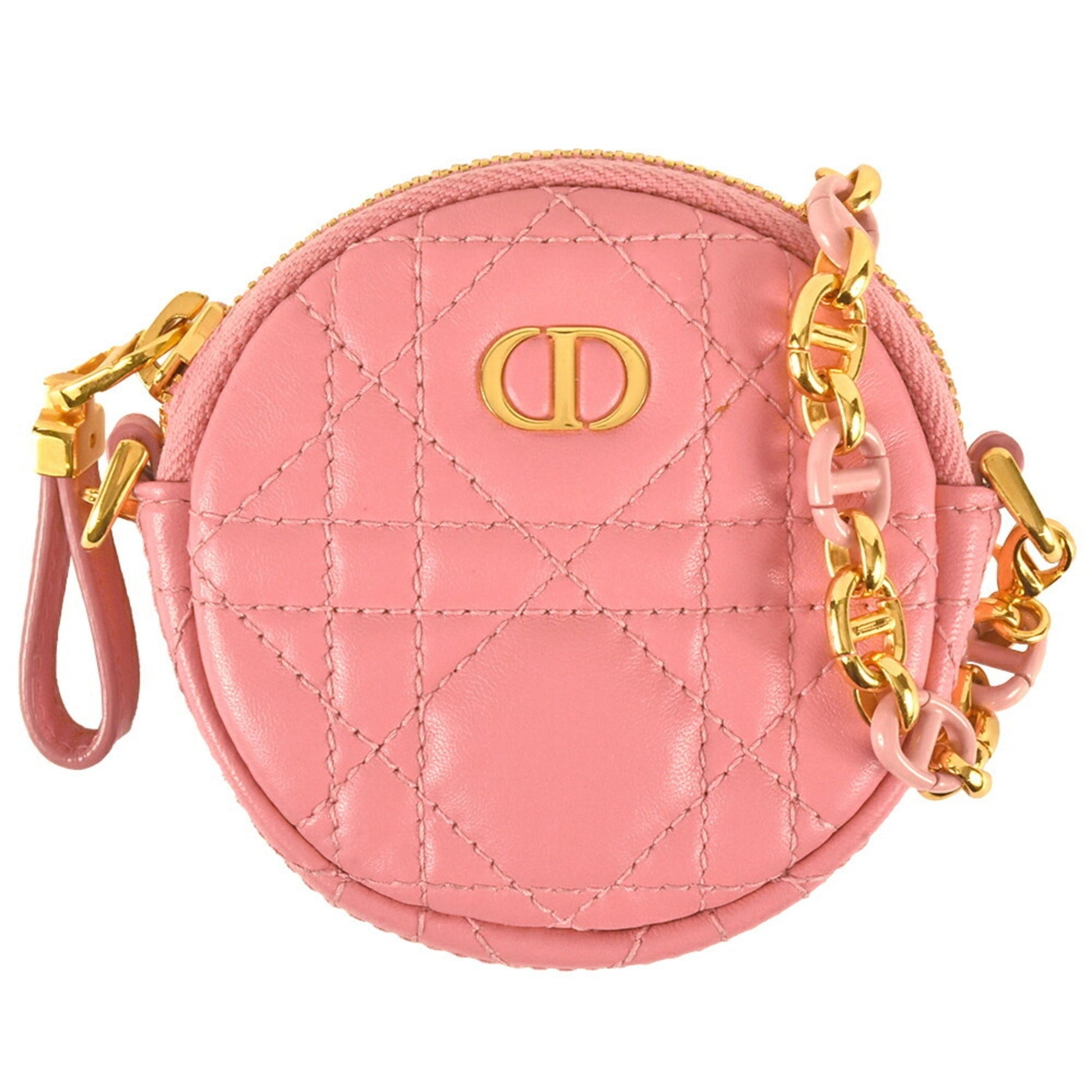 Christian Dior Pink Leather Pouch  