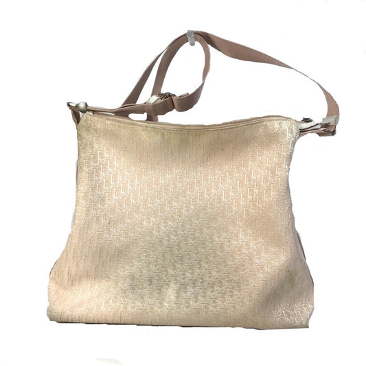 Christian Dior Pink Cloth Shoulder Bag  