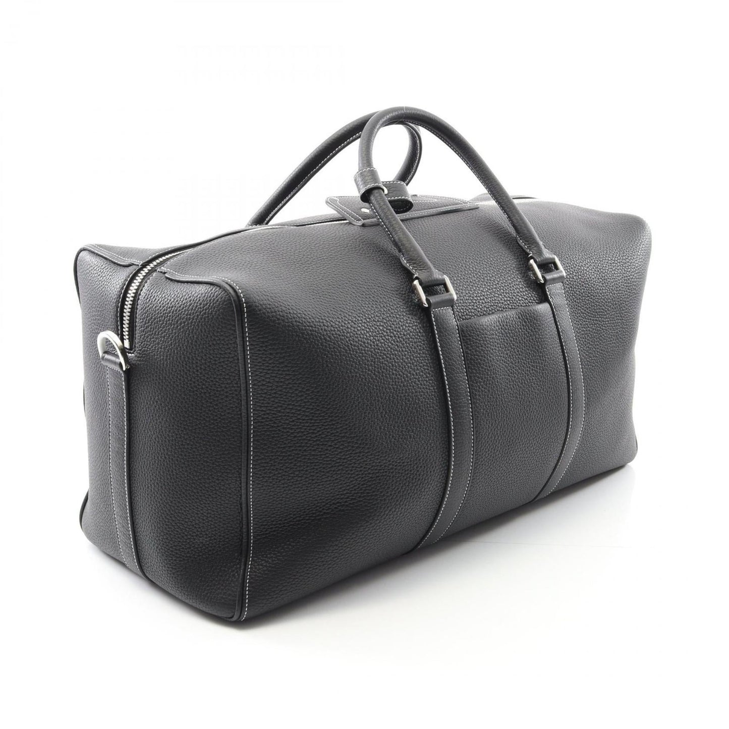 Christian Dior Black Leather Boston Bag  