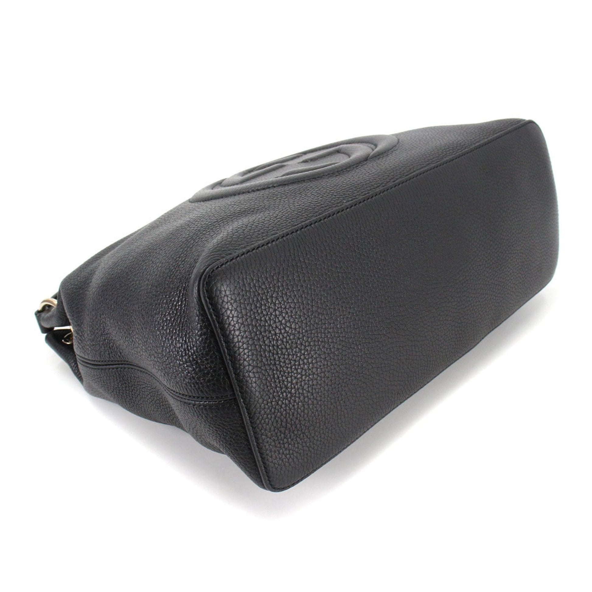 Gucci Soho Black Leather Shoulder Bag Style 2