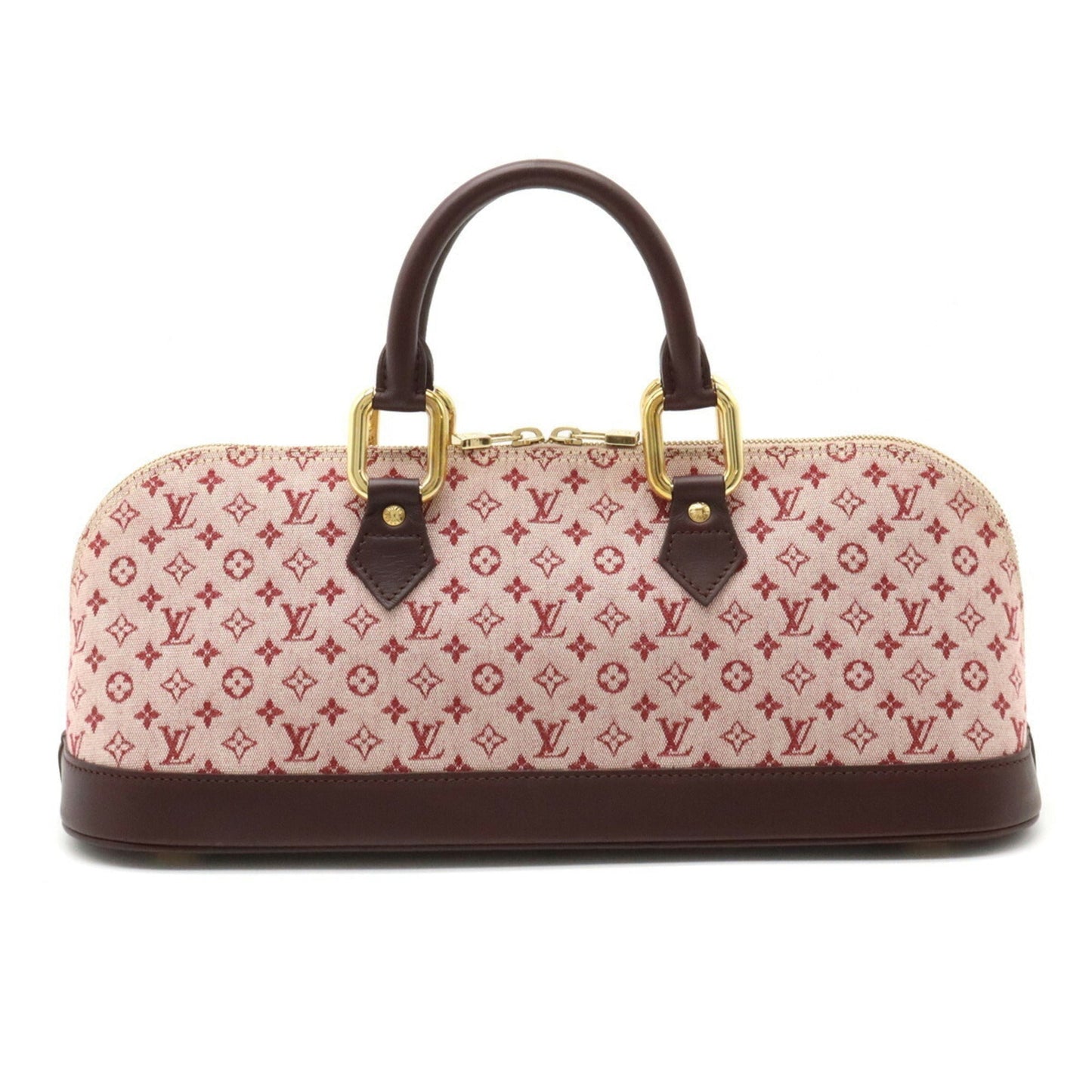 LOUIS VUITTON Monogram Alma Long Handbag Cherry Red M92207