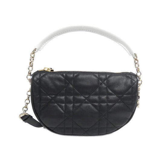 Christian Dior Black Leather Shoulder Bag  