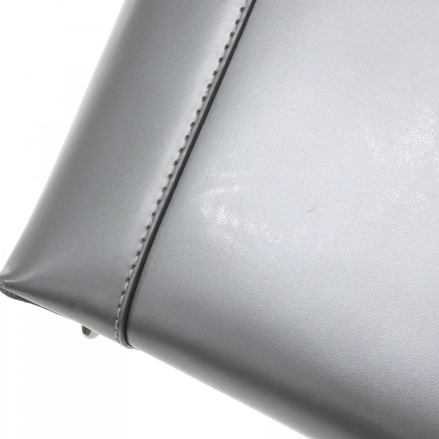 Christian Dior Gray Leather Handbag  