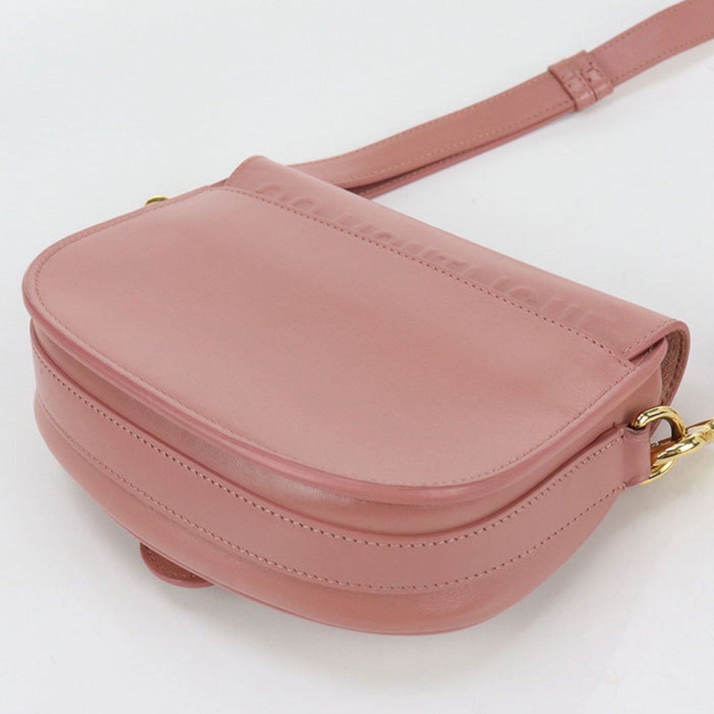 Christian Dior Pink Leather Shoulder Bag  