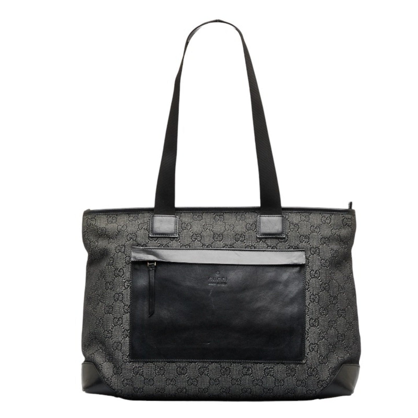 Gucci Leather Canvas Tote