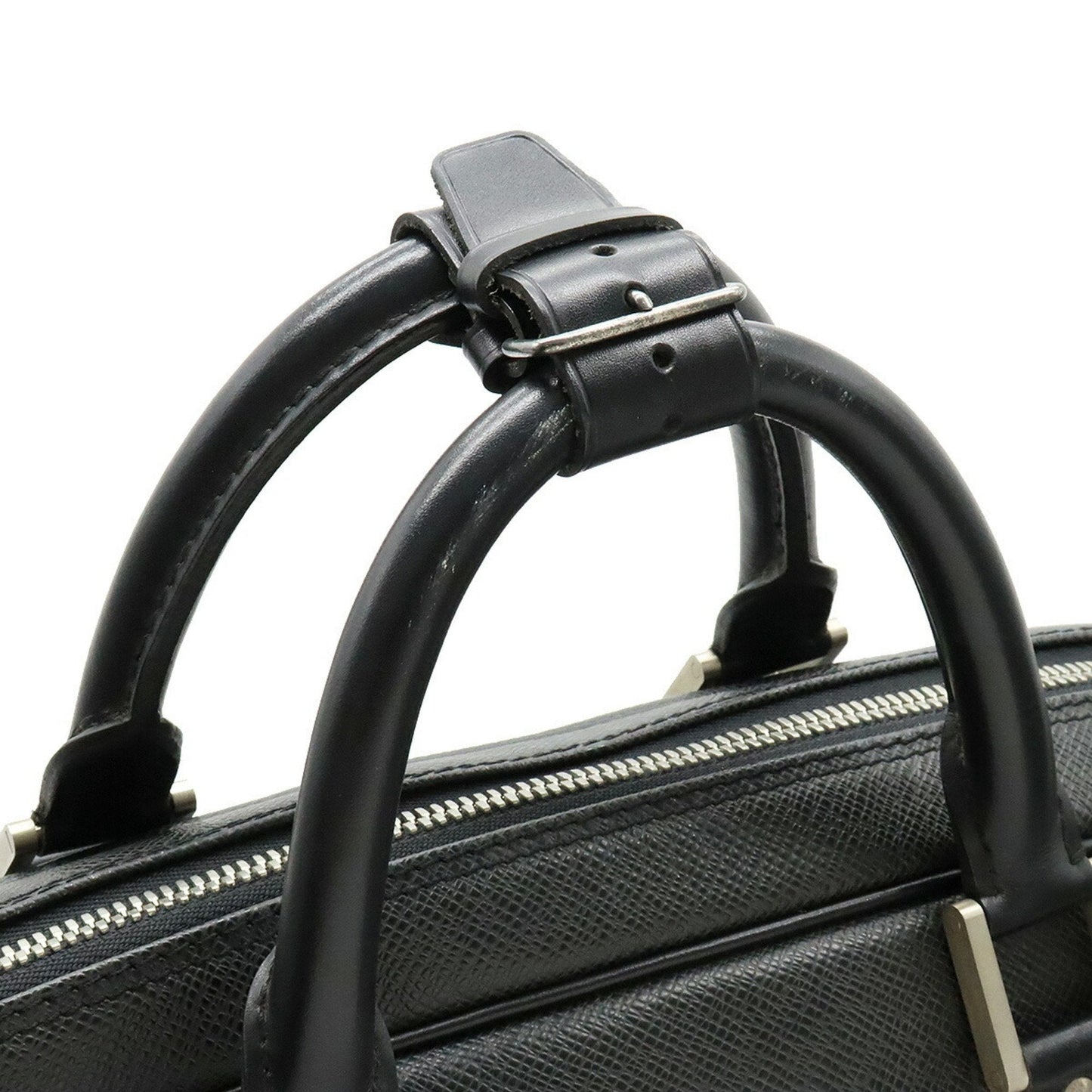 LOUIS VUITTON Taiga Elanga Un Posh Boston Bag Ardoise Black