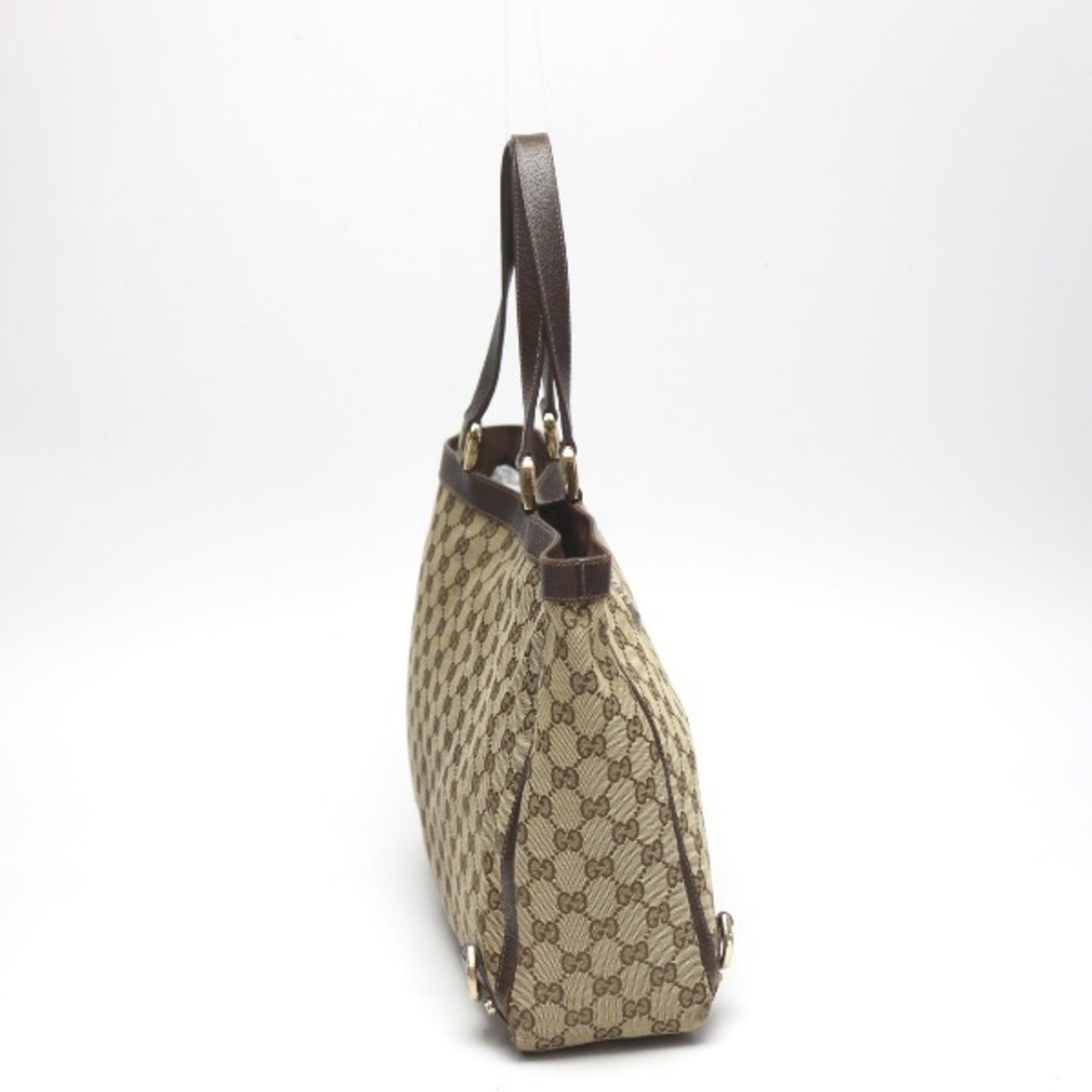 Gucci Leather Canvas Tote