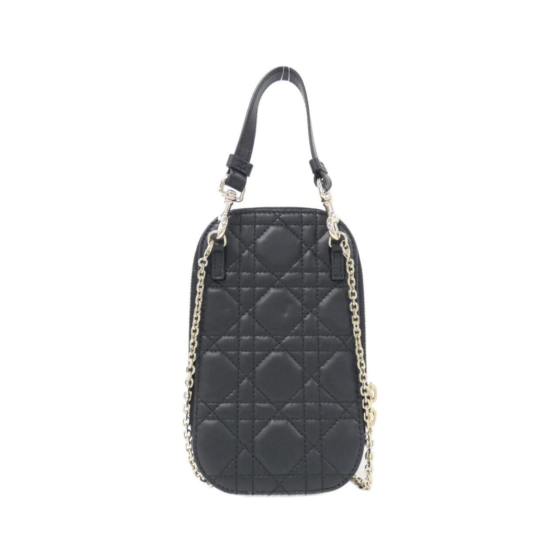 Christian Dior Black Leather Pouch  