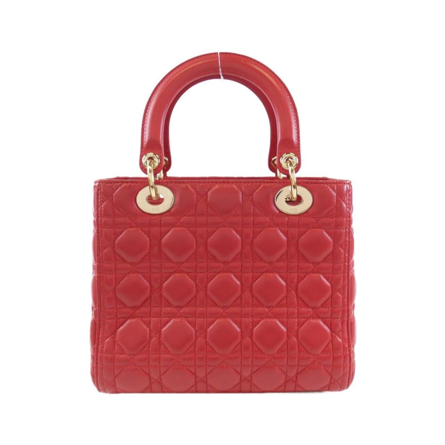 Christian Dior Red Color Leather Handbag  