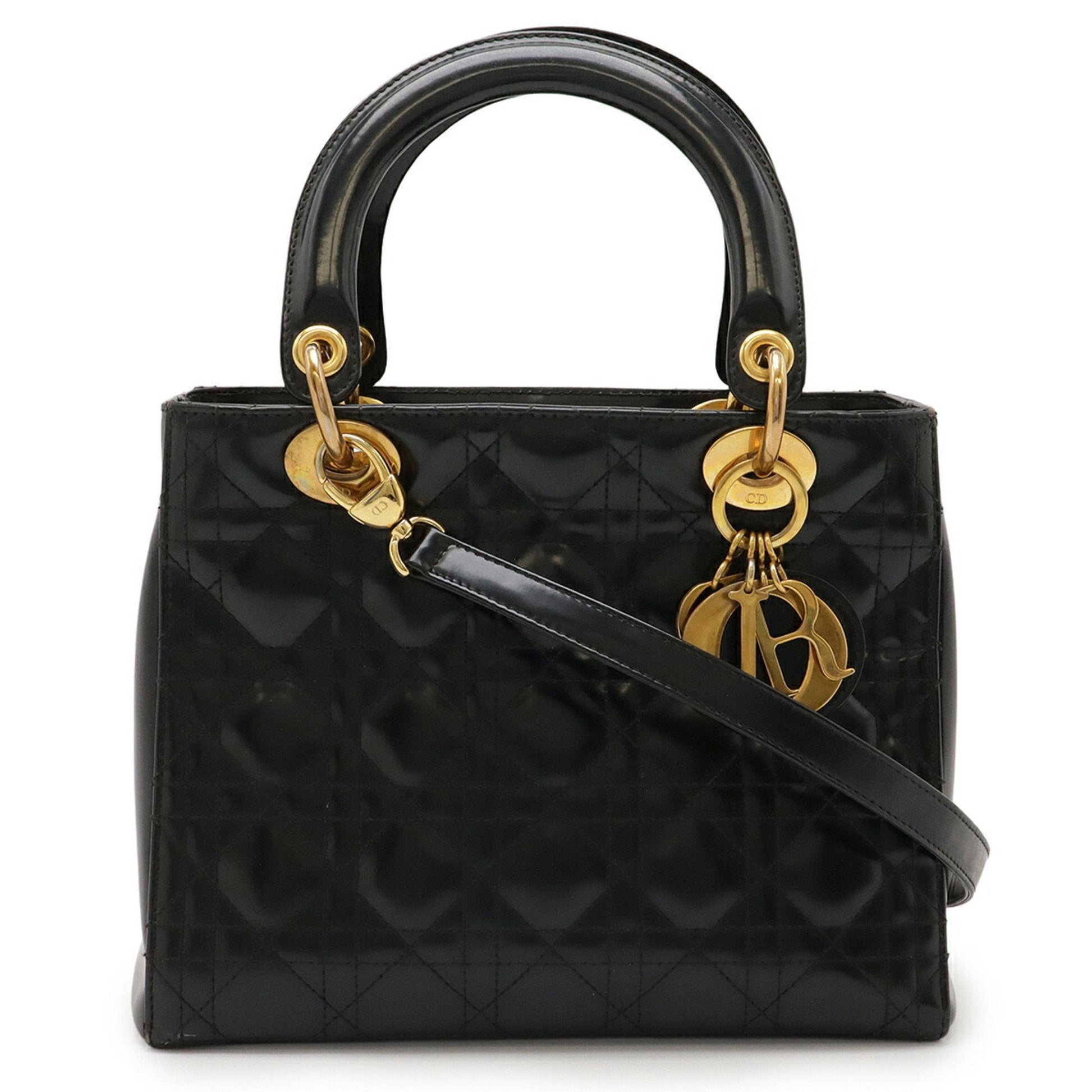 Christian Dior Black Handbag Shoulder Bag  