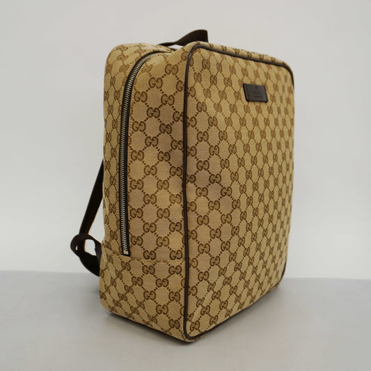 Gucci Leather Canvas Shoulder Bag