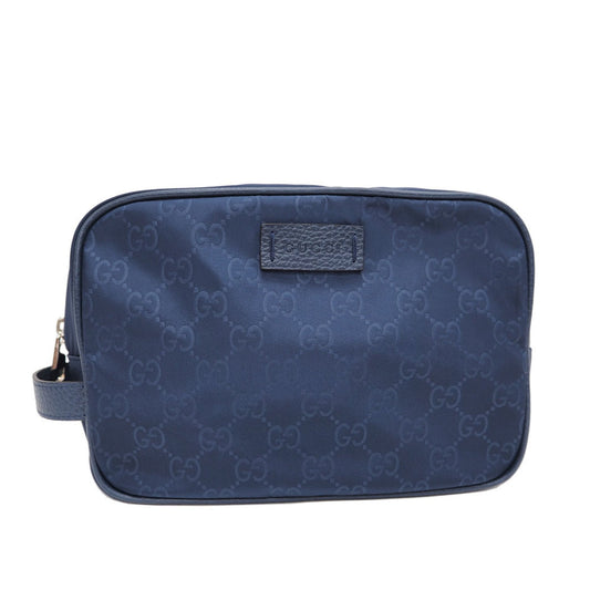 Gucci Navy Nylon Clutch