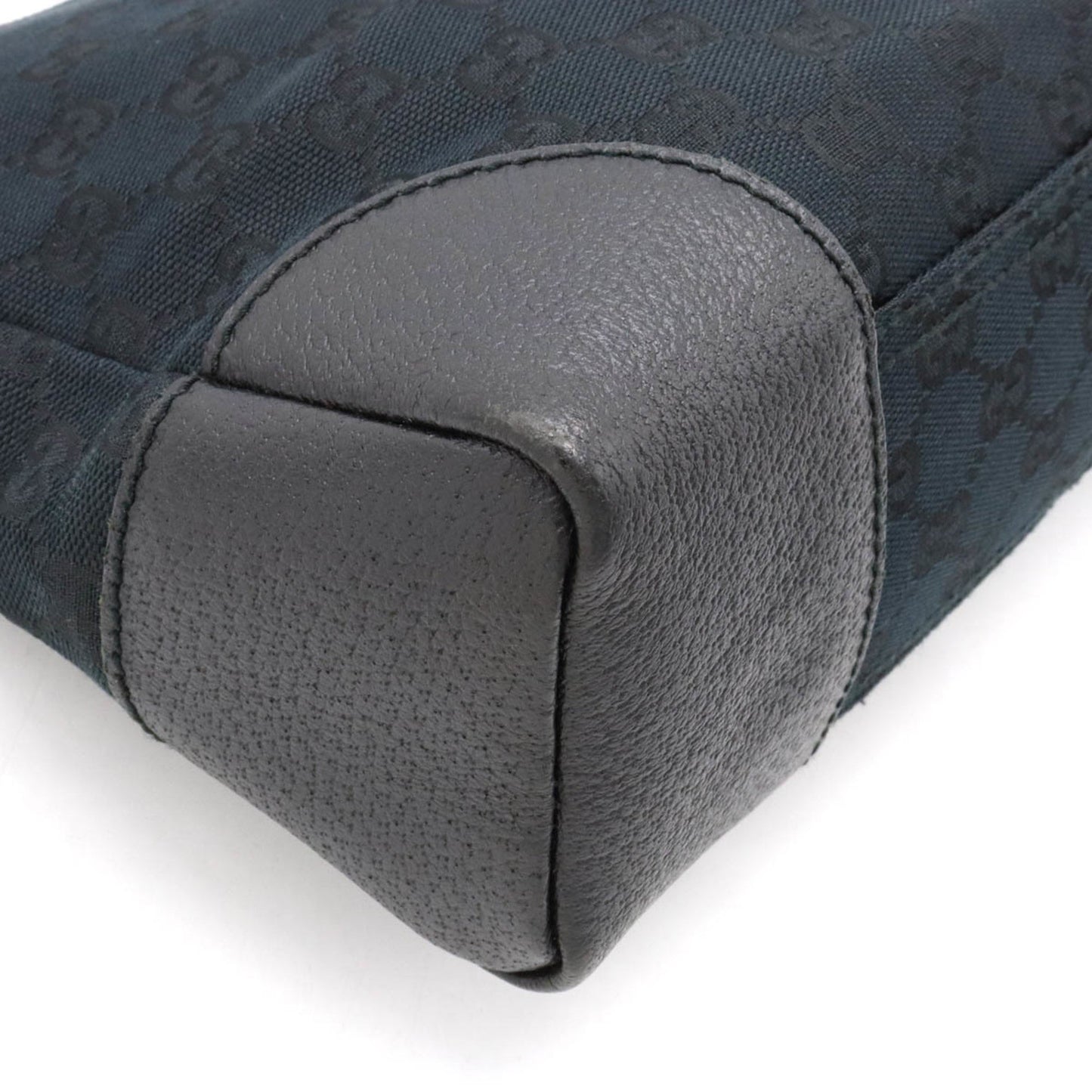 Gucci Leather Canvas Shoulder Bag