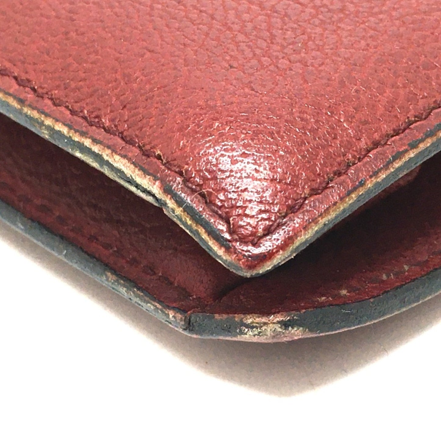 Christian Dior Red Color Leather Shoulder Bag  