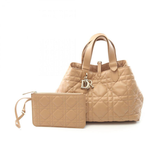 Christian Dior Beige Leather Handbag  