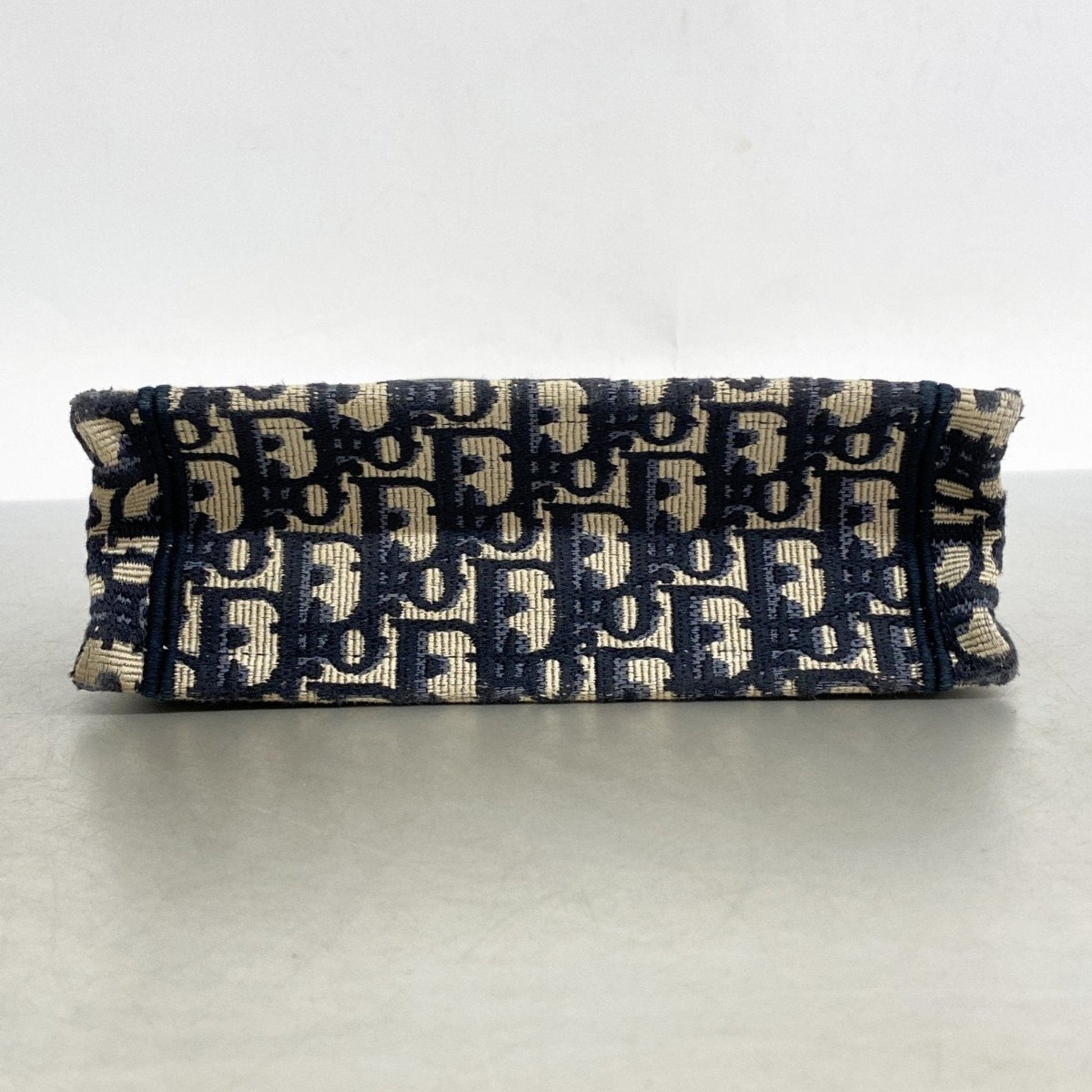 Christian Dior Navy Canvas Handbag  