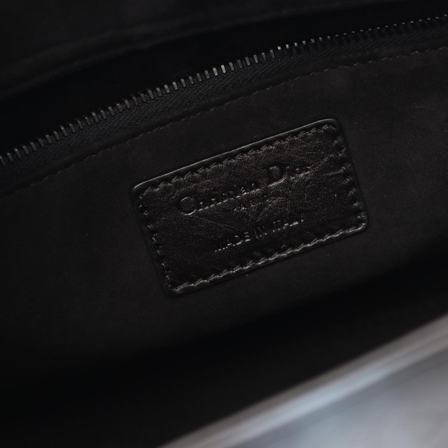 Christian Dior Black Leather Handbag  