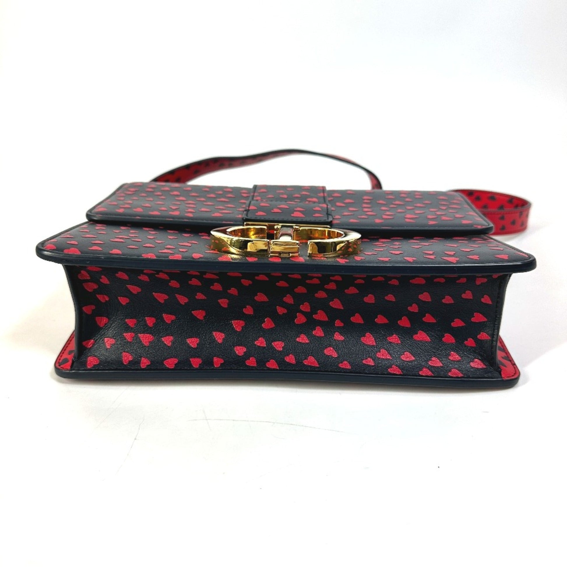 Christian Dior Black Leather Shoulder Bag  