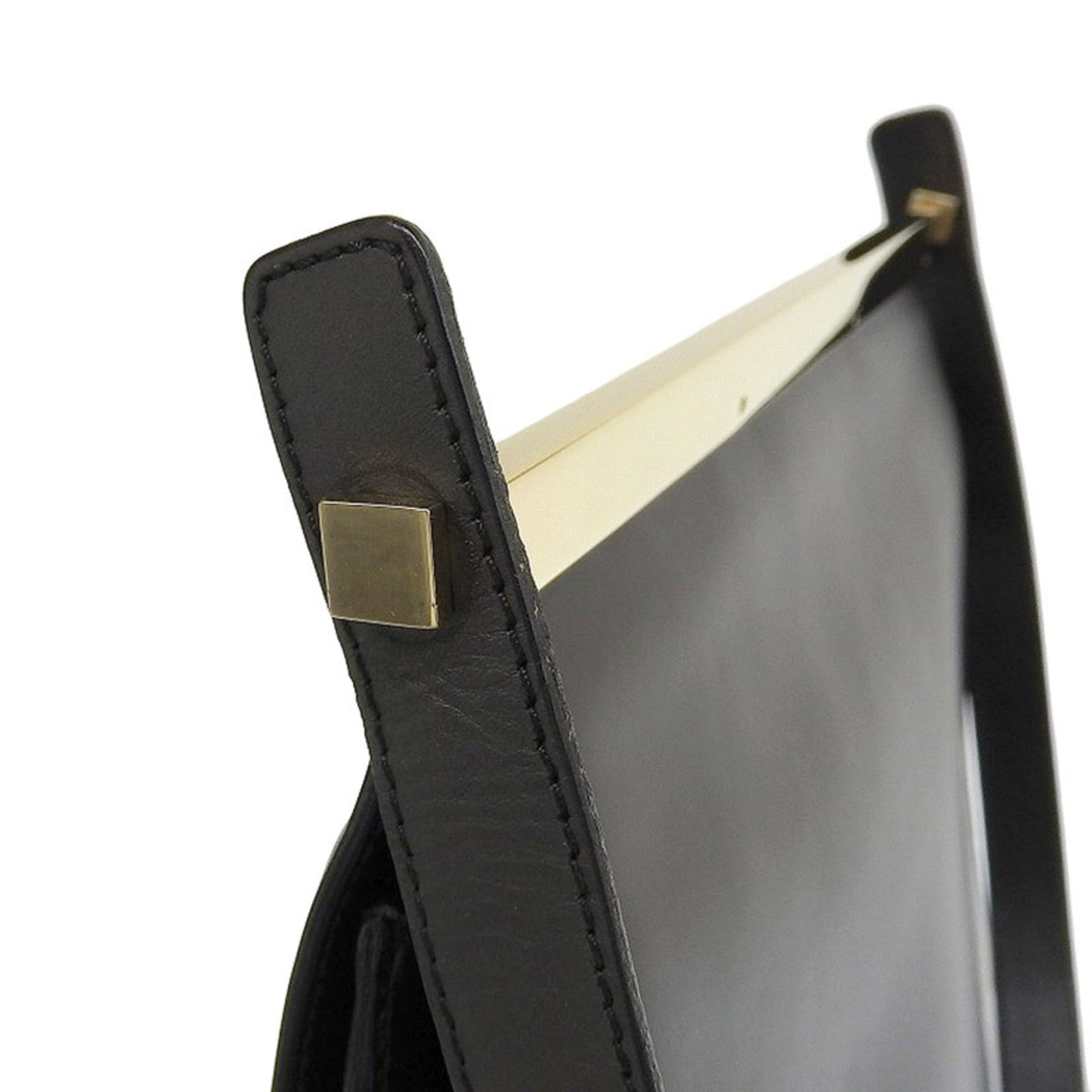 Gucci Black Leather Shoulder Bag Style 6