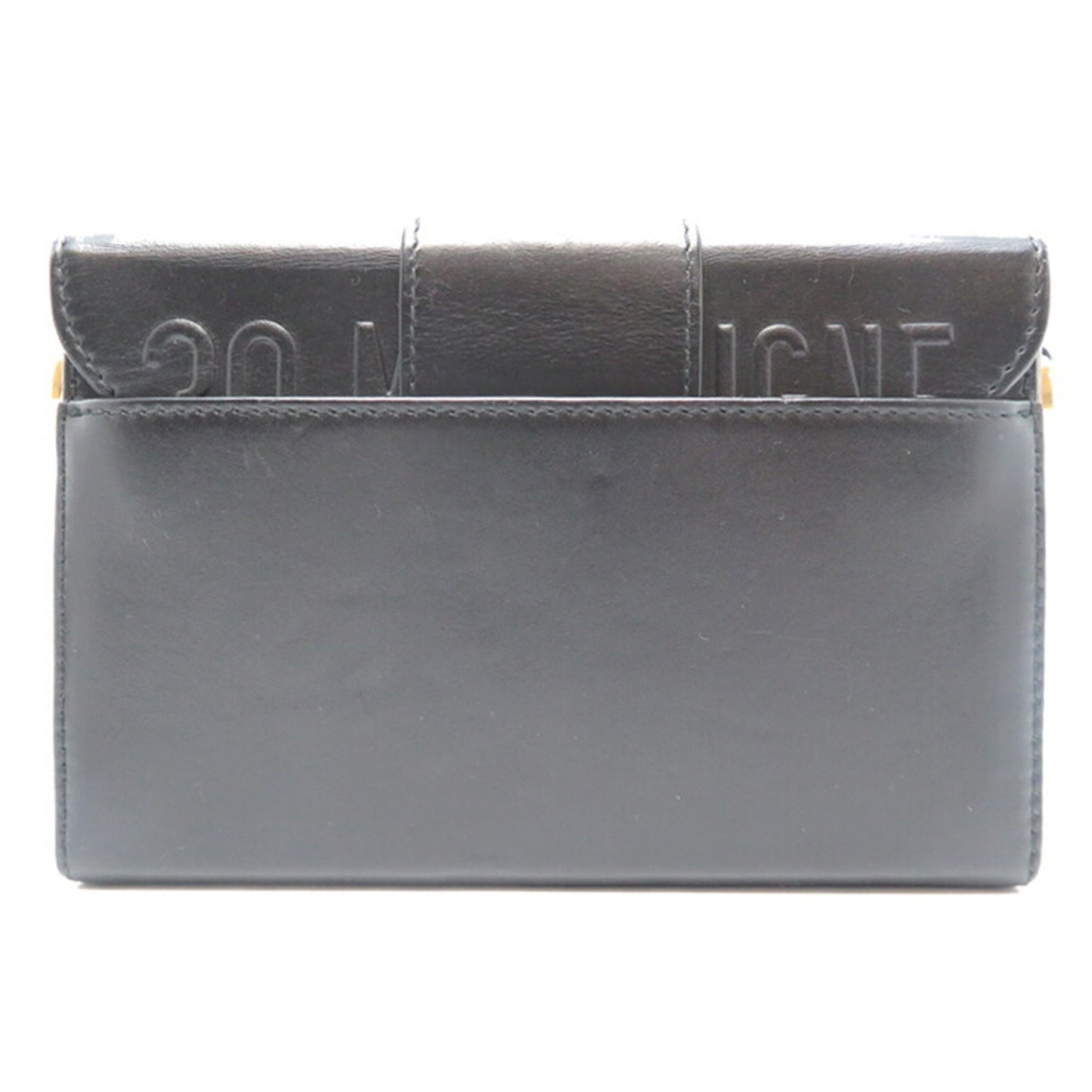 Christian Dior Black Leather Shoulder Bag  