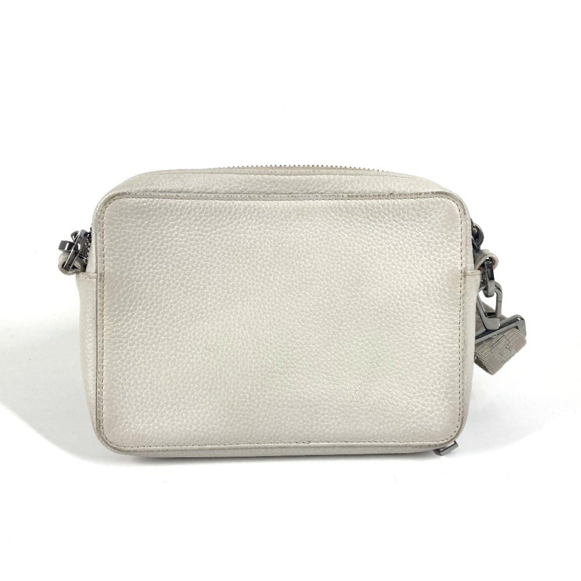 Christian Dior Ivory Leather Shoulder Bag  