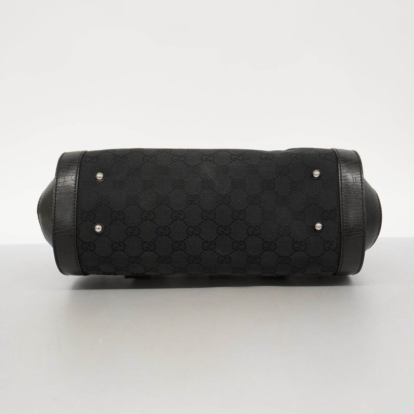 Gucci Leather Canvas Shoulder Bag