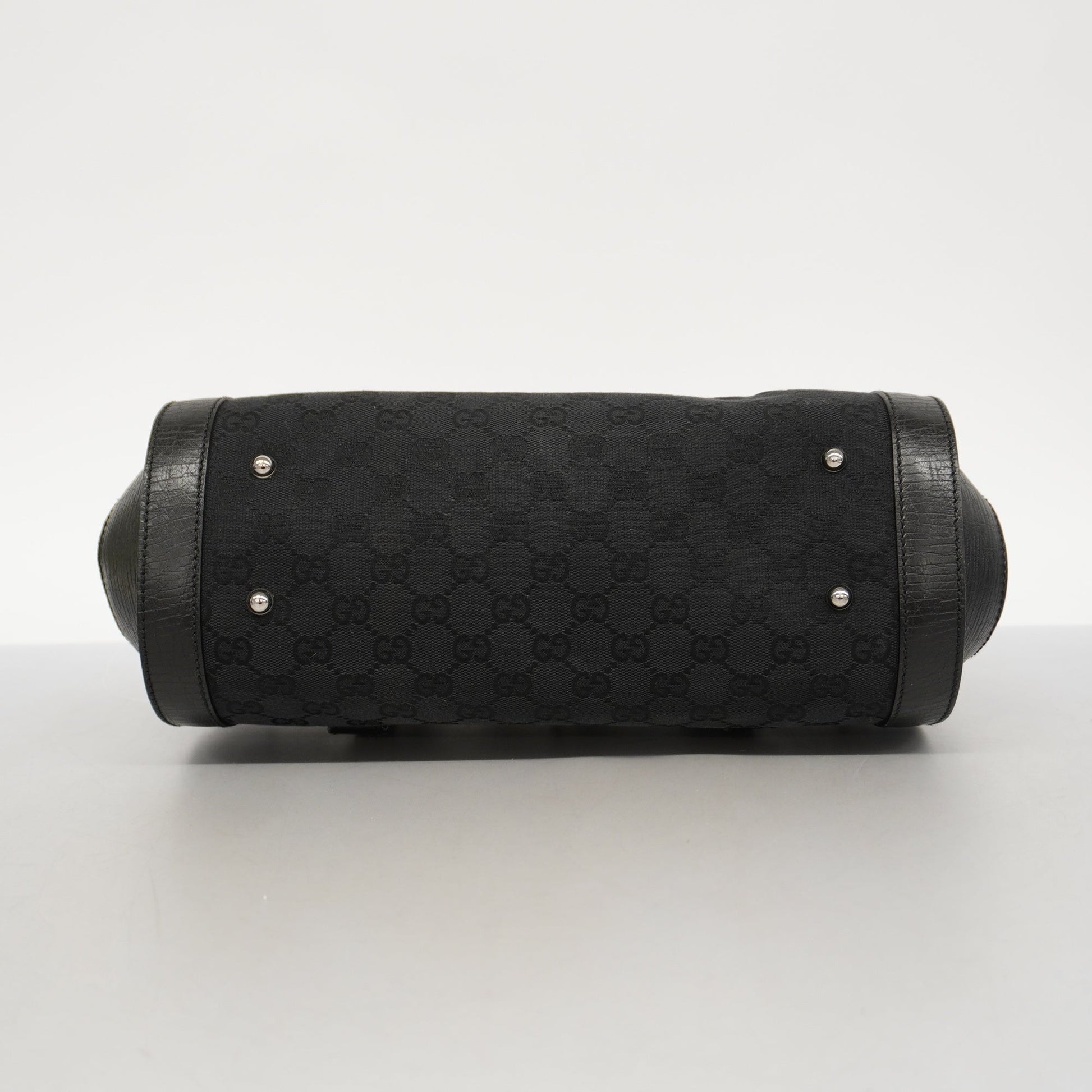 Gucci Leather Canvas Shoulder Bag