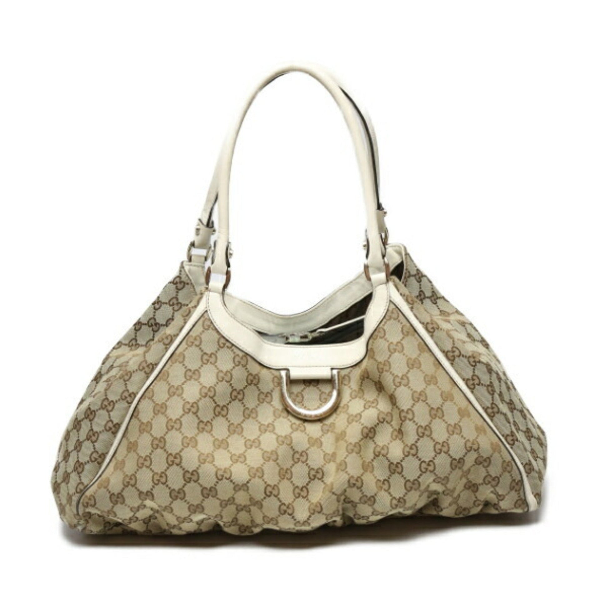 Gucci Leather Canvas Tote