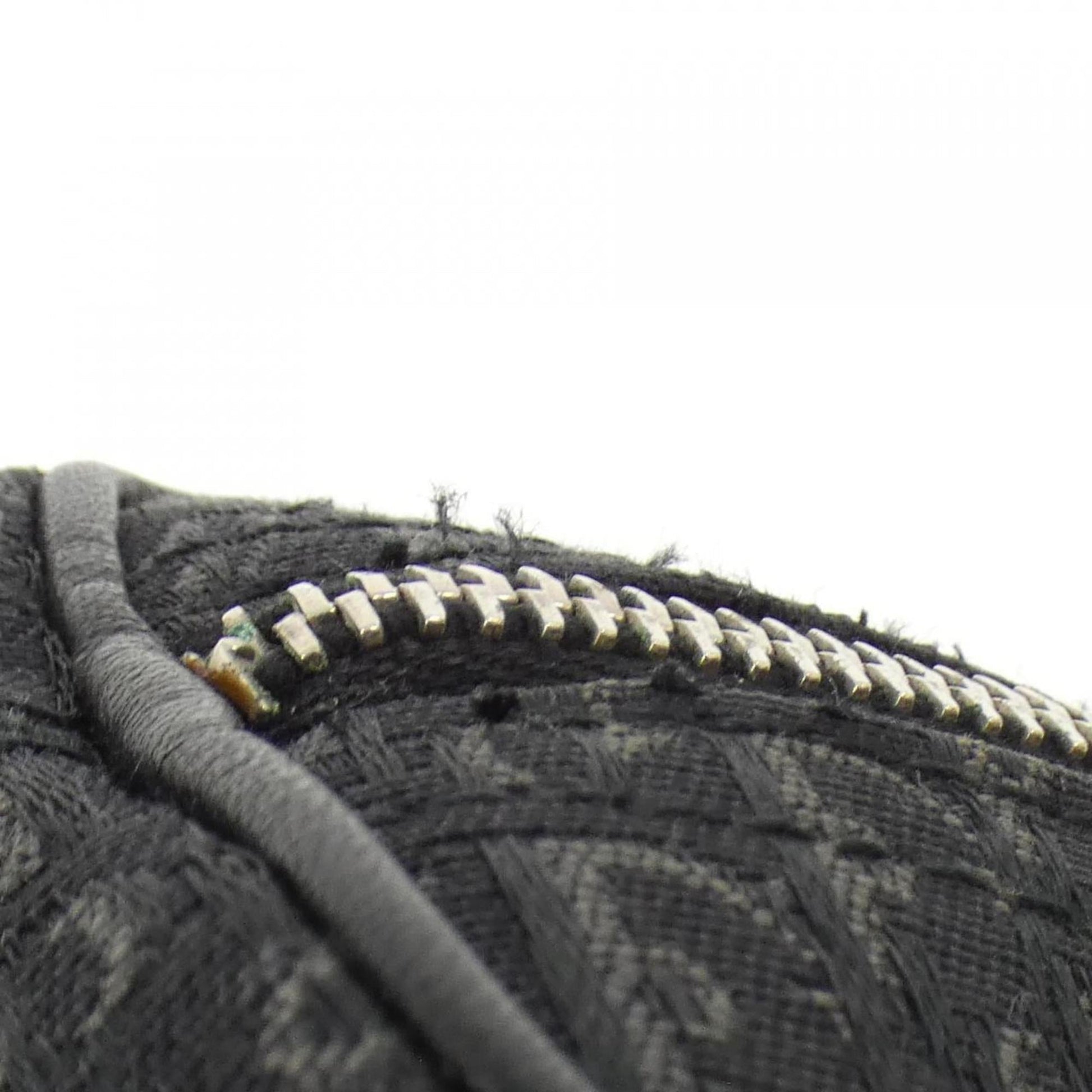 Christian Dior Black Canvas Handbag  