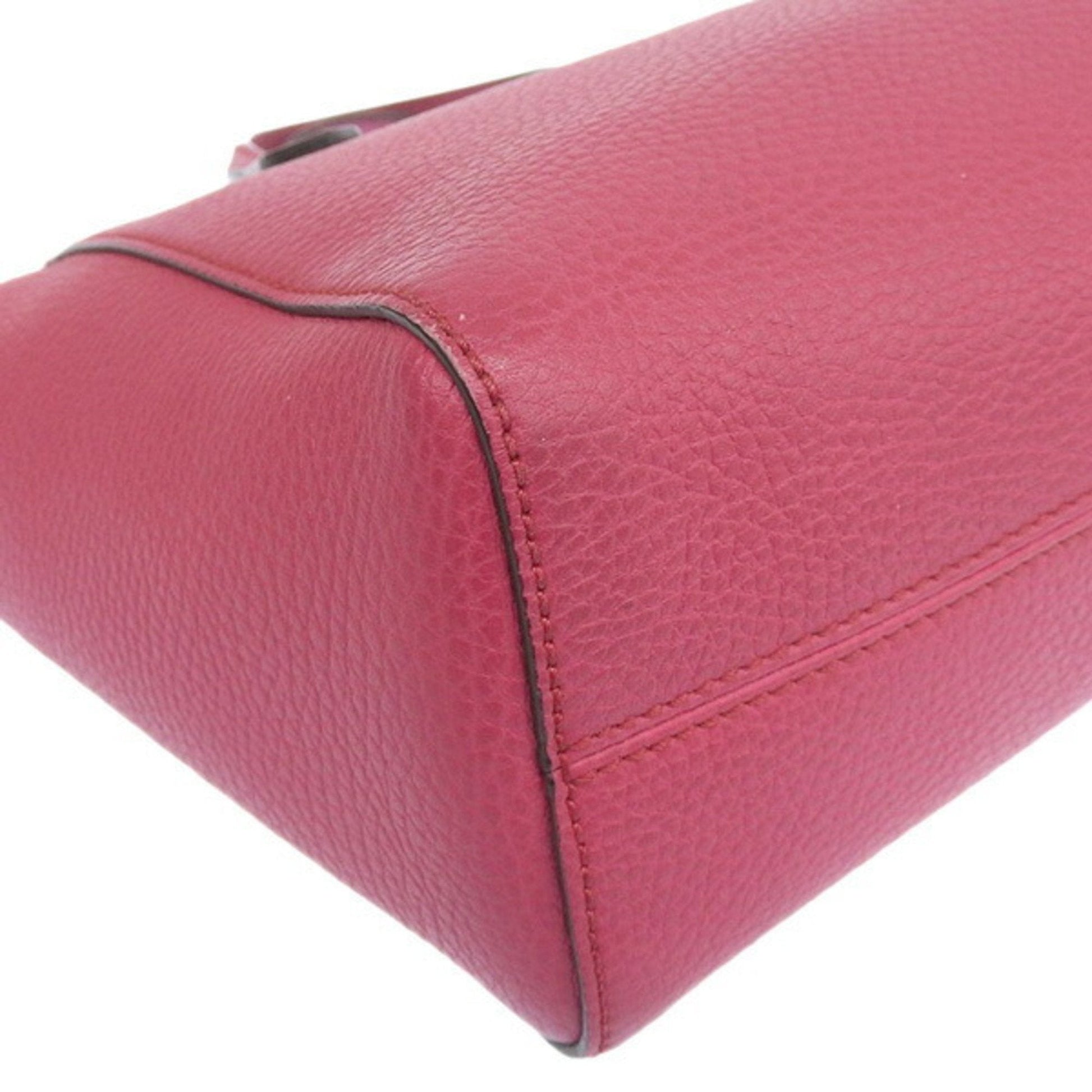 Gucci Pink Leather Shoulder Bag Style 1